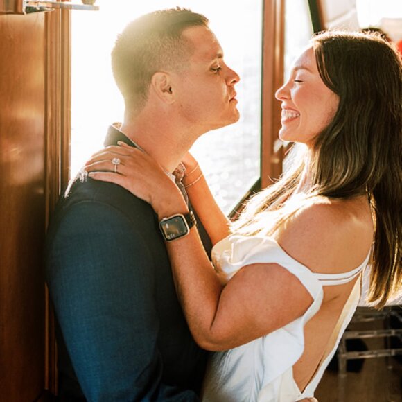 Meshki Yvette Slip Maxi Slip Dress Asymmetrical Hem Women's Size S Color White - Picture 6 of 7